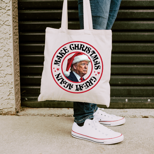 Make Christmas Great Again - Cotton Canvas Tote Bag