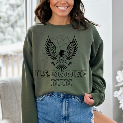 U.S. Marine Mom - Unisex Crewneck Sweatshirt