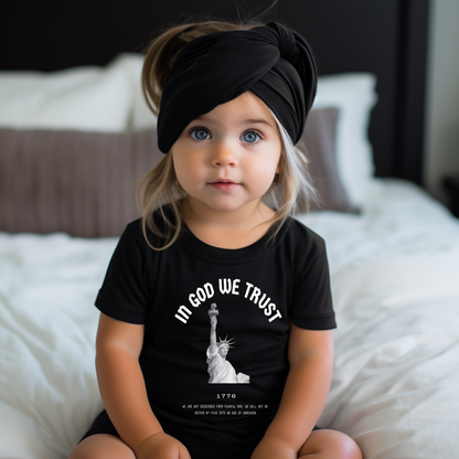 In God We Trust Lady Liberty - Baby Jersey Tee