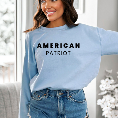 American Patriot - Unisex Crewneck Sweatshirt