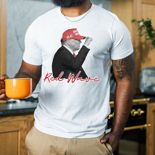 Trump Red Wave - Unisex Jersey T-Shirt