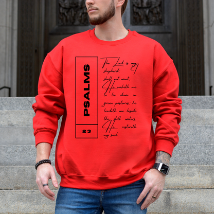 Psalms 23 - Unisex Crewneck Sweatshirt
