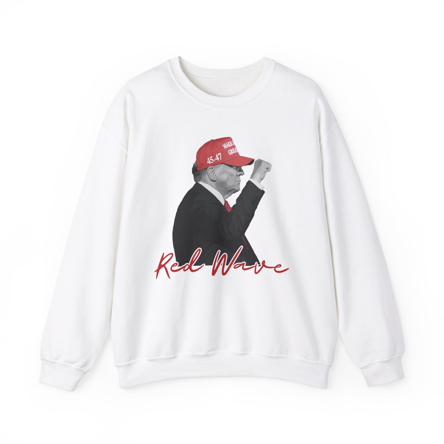 Trump Red Wave - Unisex Crewneck Sweatshirt