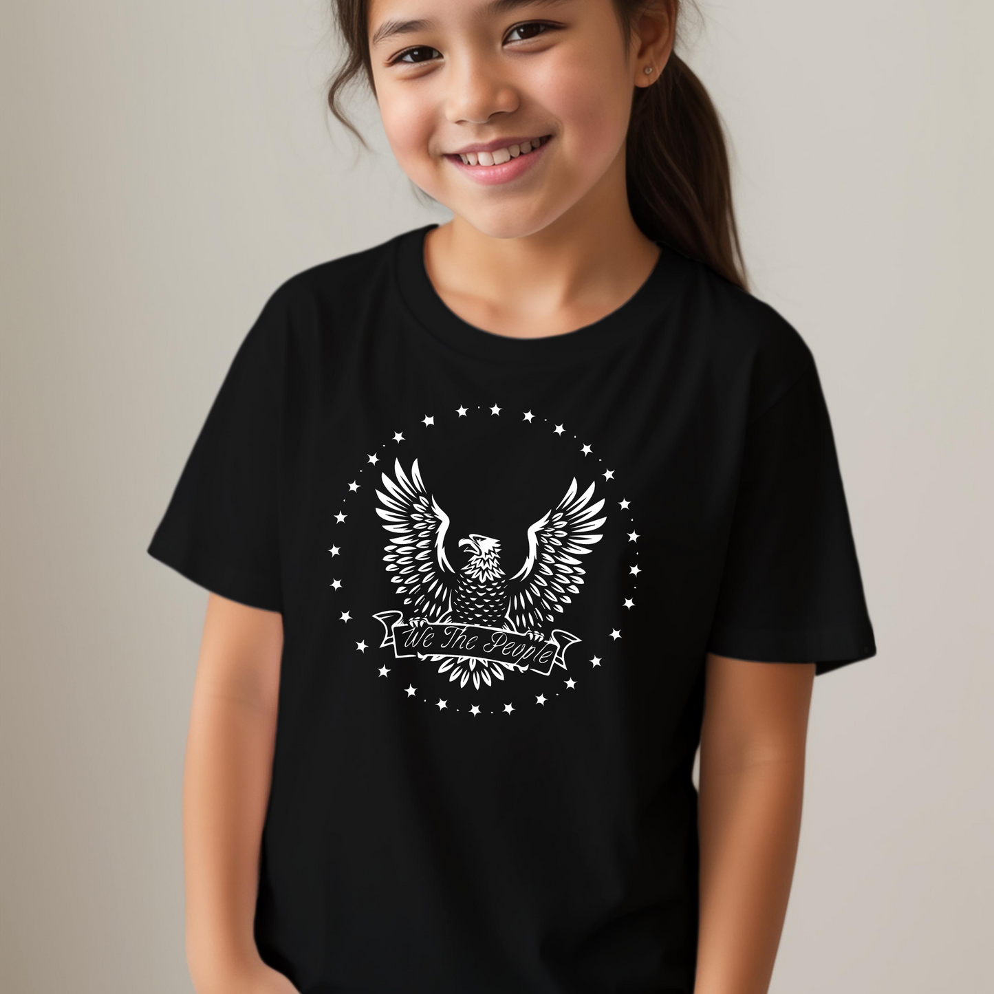 We The People Eagle - Youth Short Sleeve T-Shirt