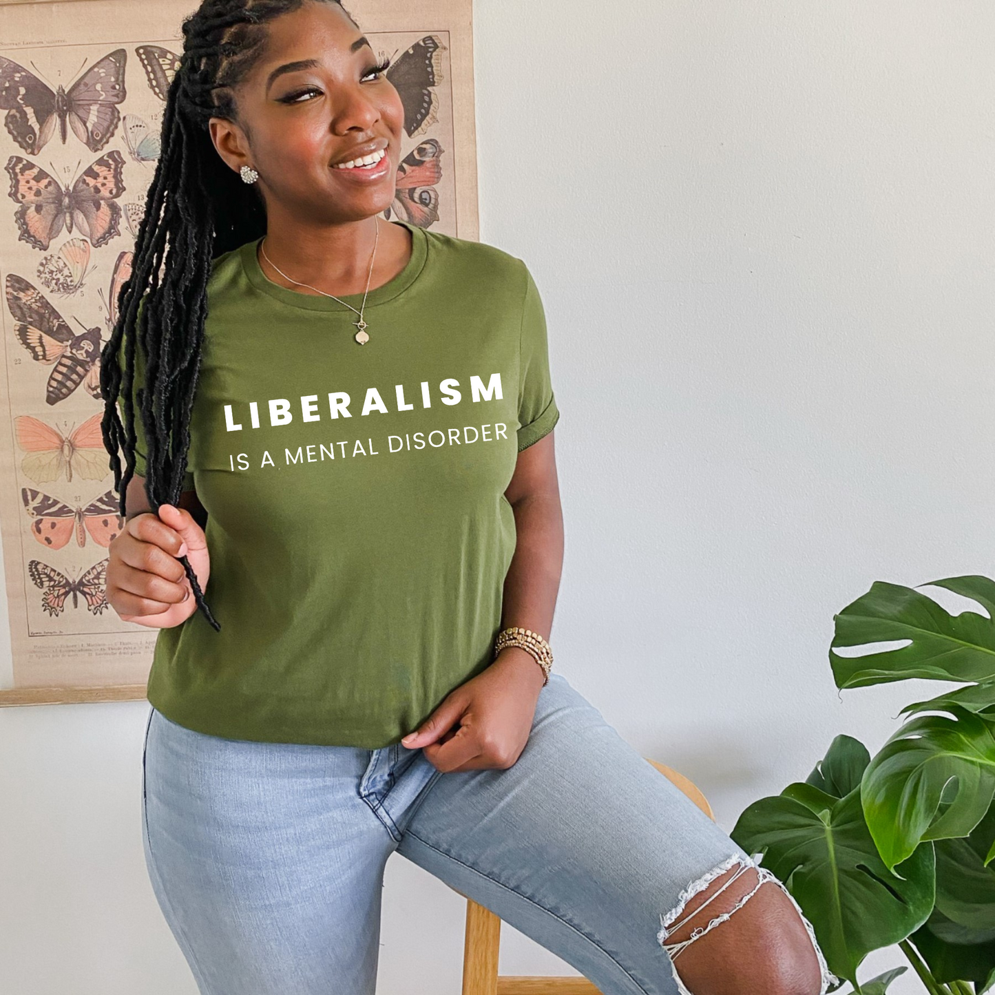 Liberalism is a Mental Disorder - Unisex Jersey Tee