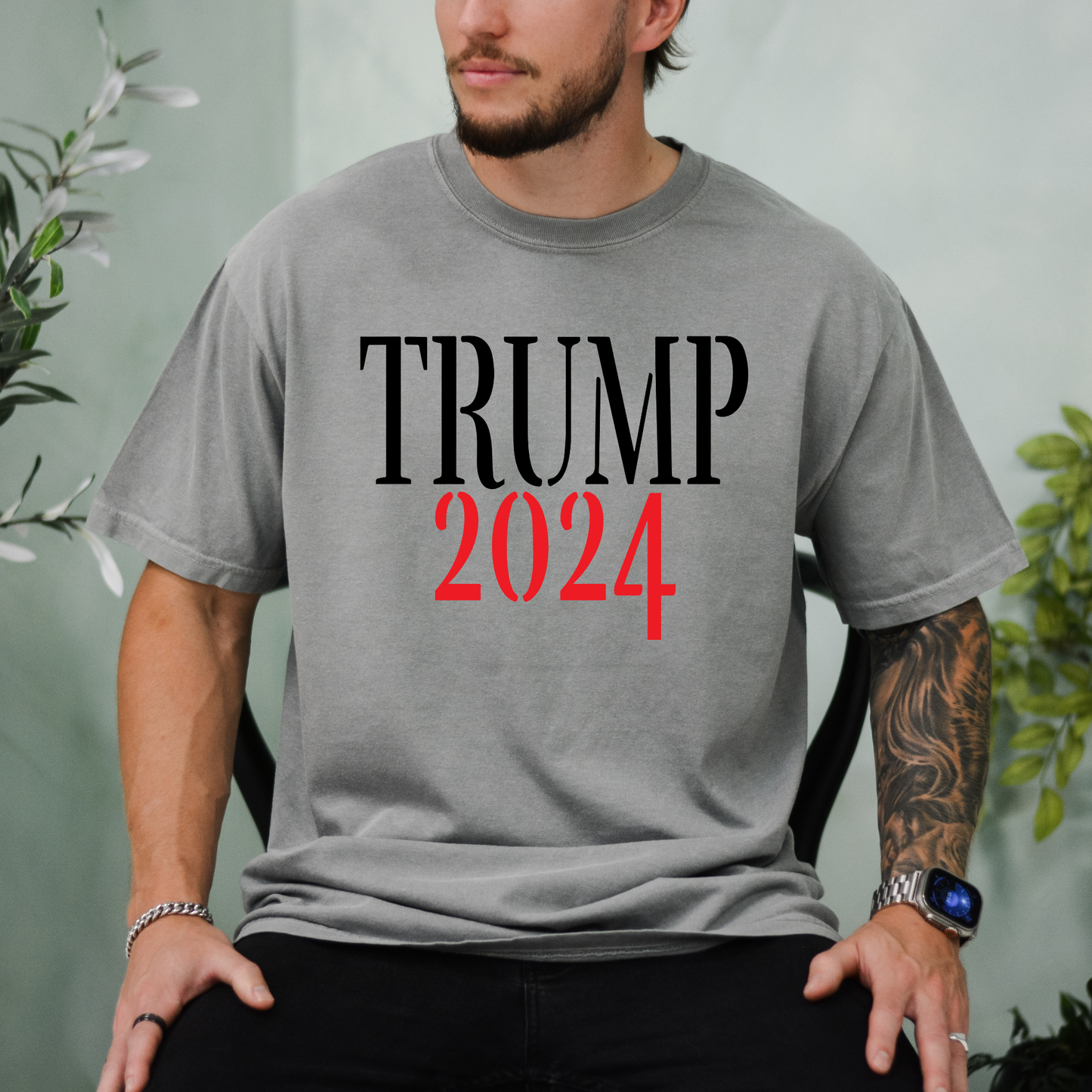 Trump 2024 - Unisex Garment-Dyed Heavyweight Tee