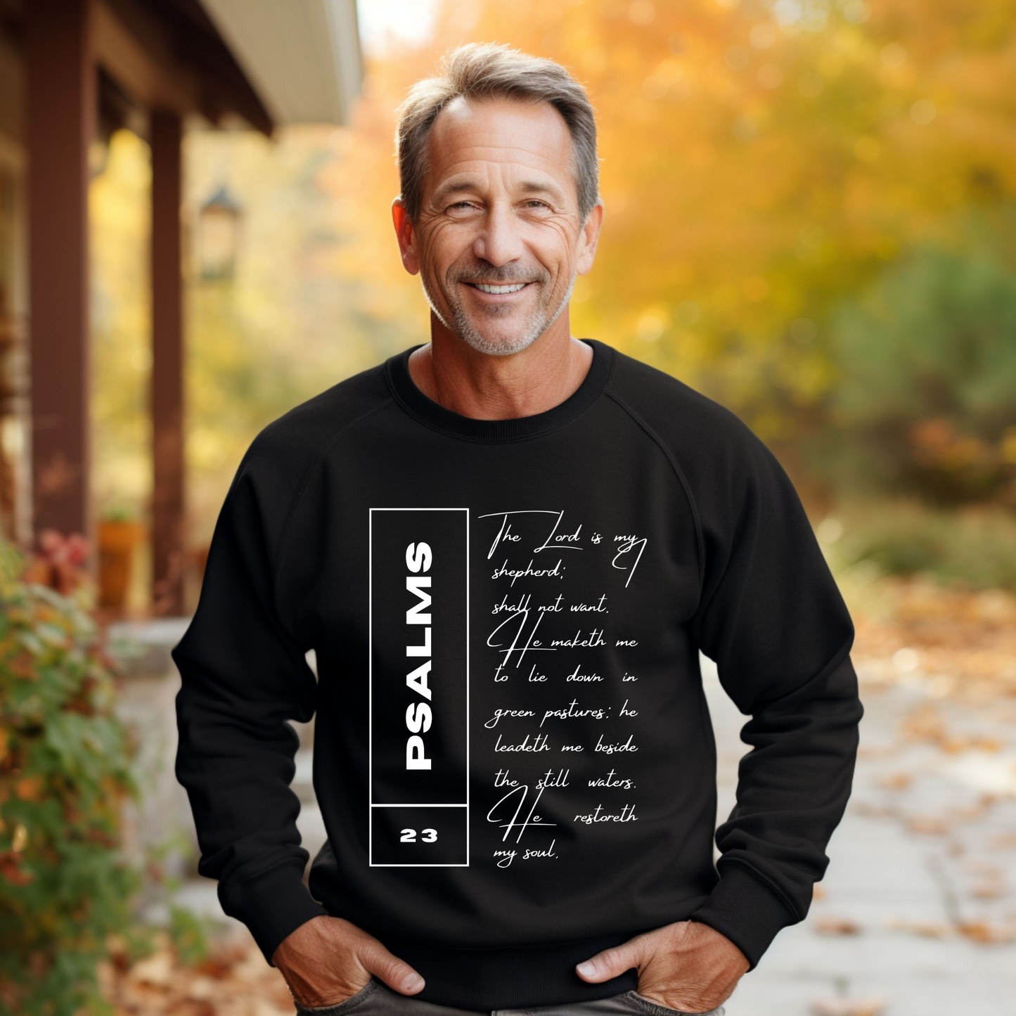Psalms 23 - Unisex Crewneck Sweatshirt