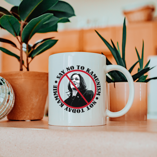 Say No to Kamunism - White Glossy Mug