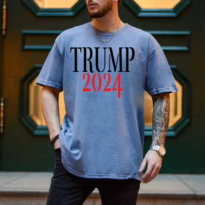 Trump 2024 - Unisex Garment-Dyed Heavyweight Tee