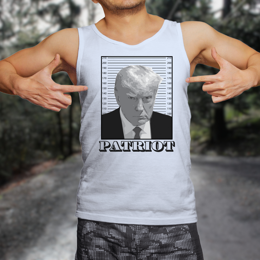 Trump Mugshot Patriot - Unisex Jersey Tank Top