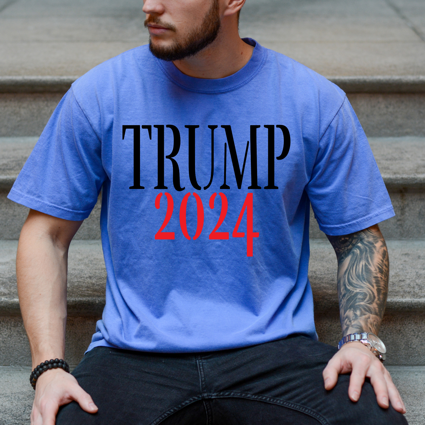 Trump 2024 - Unisex Garment-Dyed Heavyweight Tee