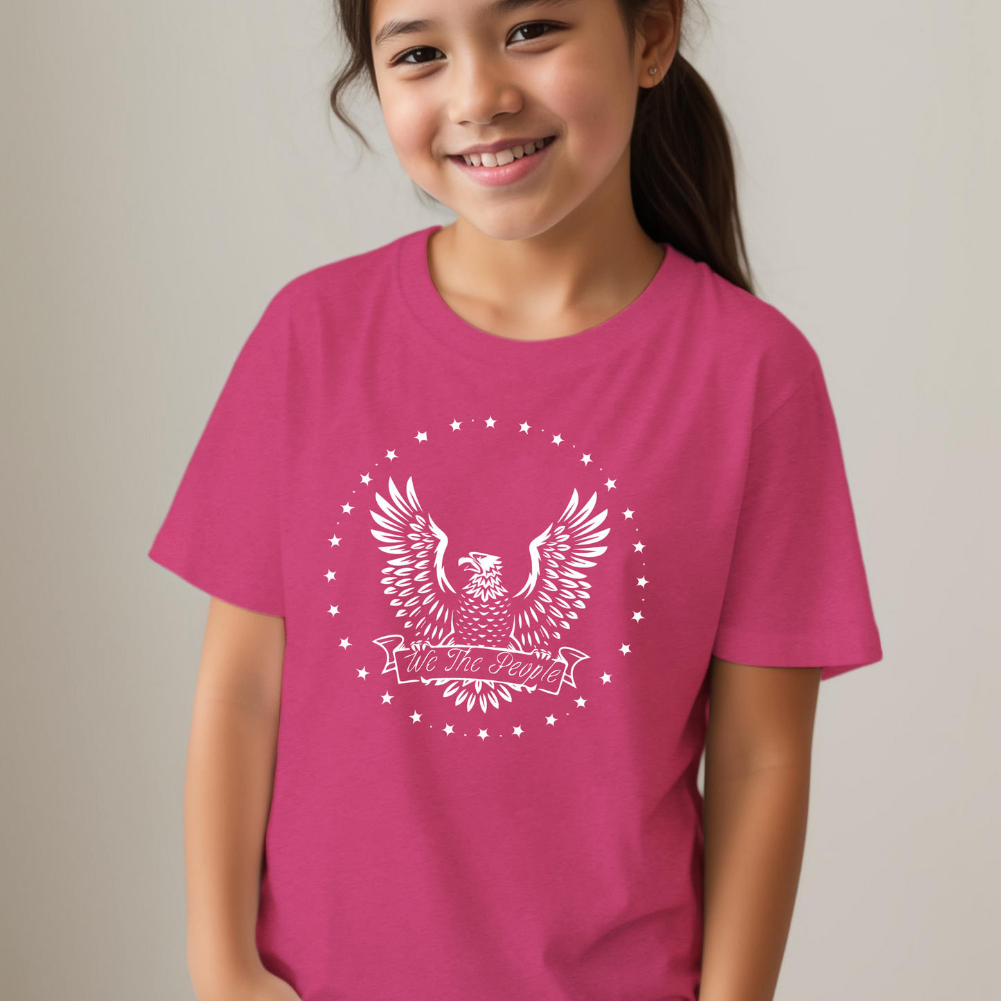 We The People Eagle - Youth Short Sleeve T-Shirt