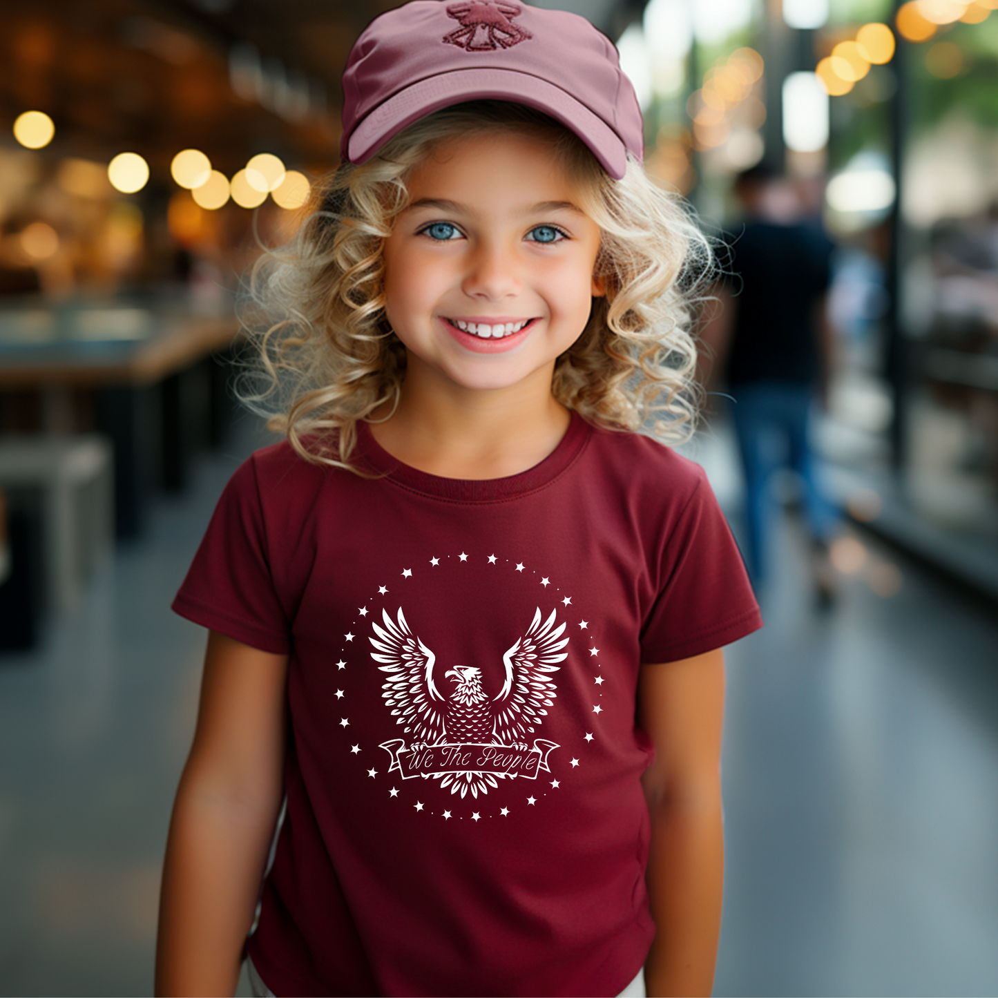 We The People Eagle - Youth Short Sleeve T-Shirt