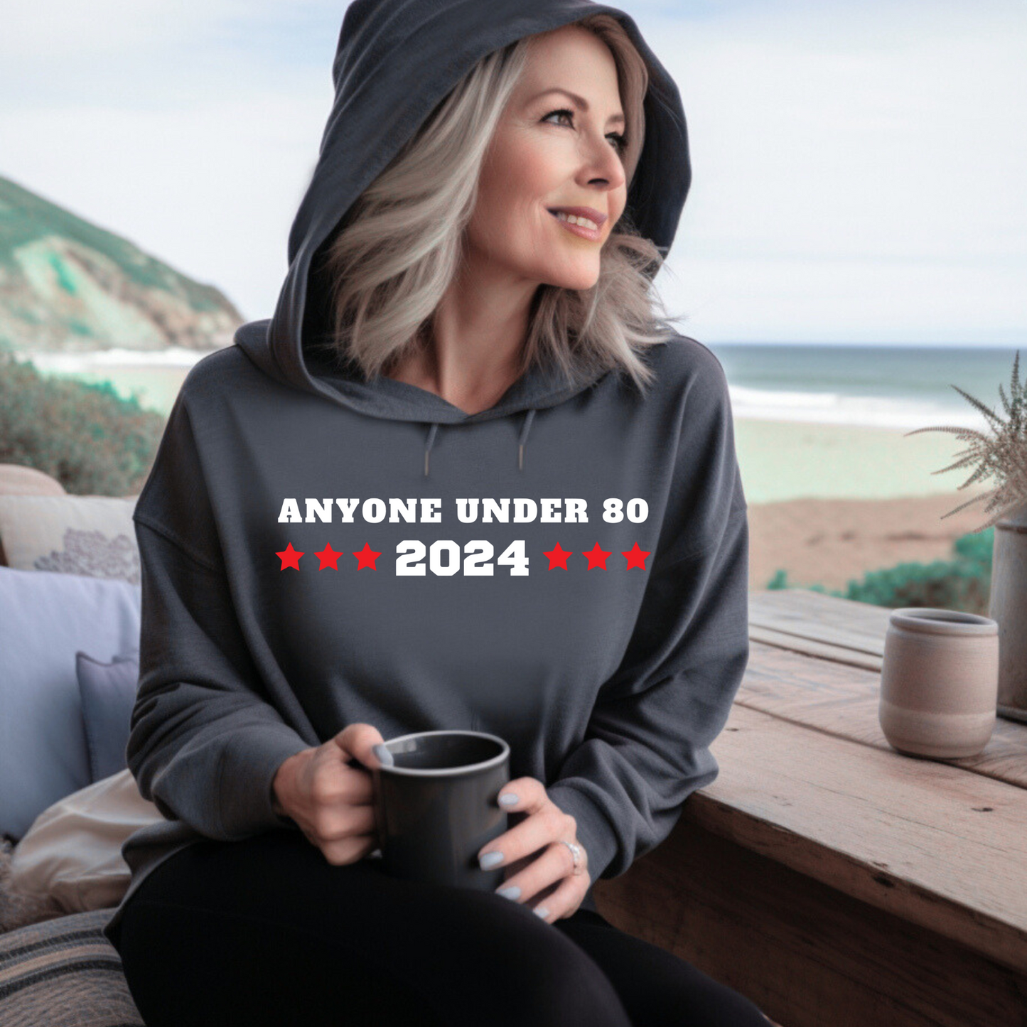 Anyone Under 80 2024 - Unisex Hoodie