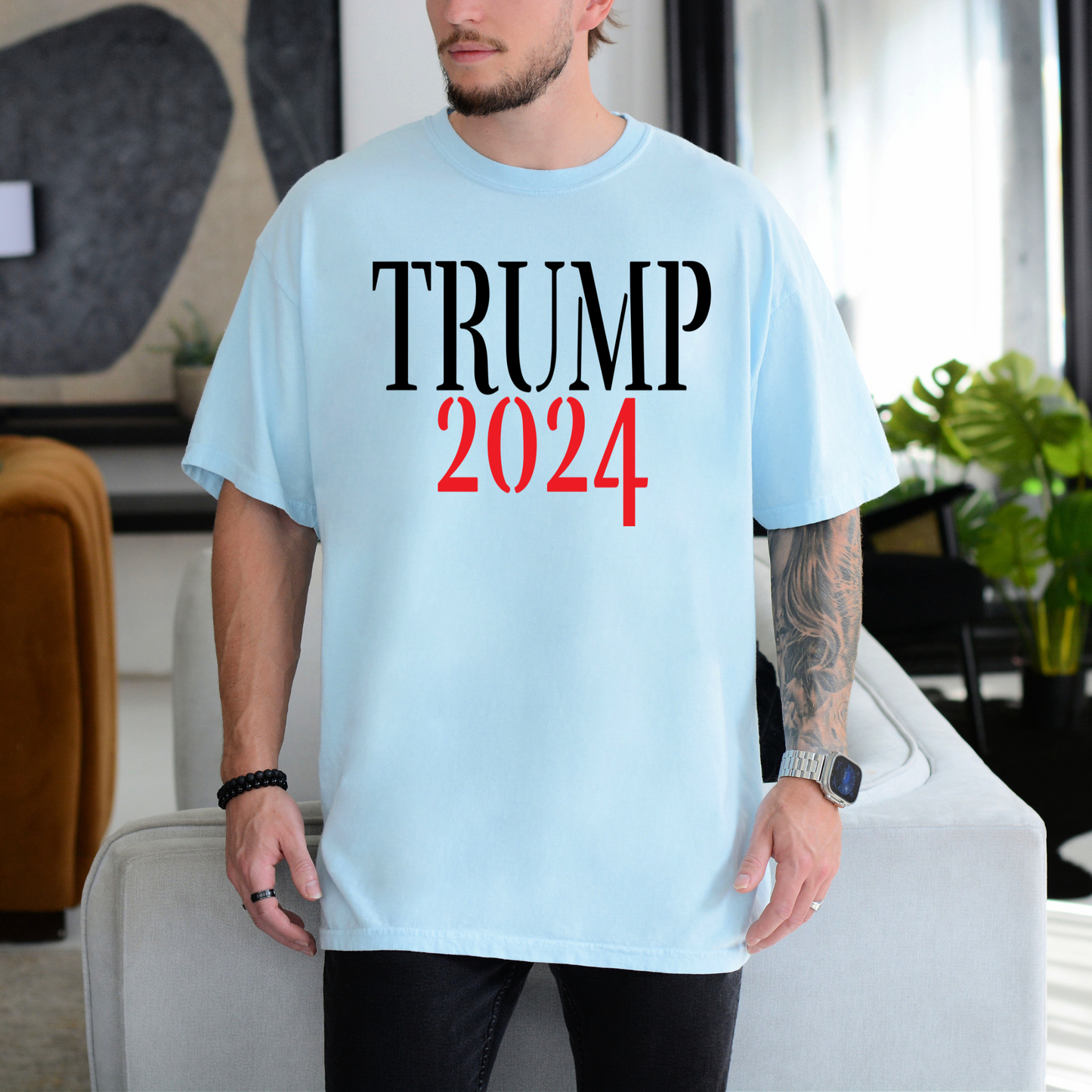 Trump 2024 - Unisex Garment-Dyed Heavyweight Tee