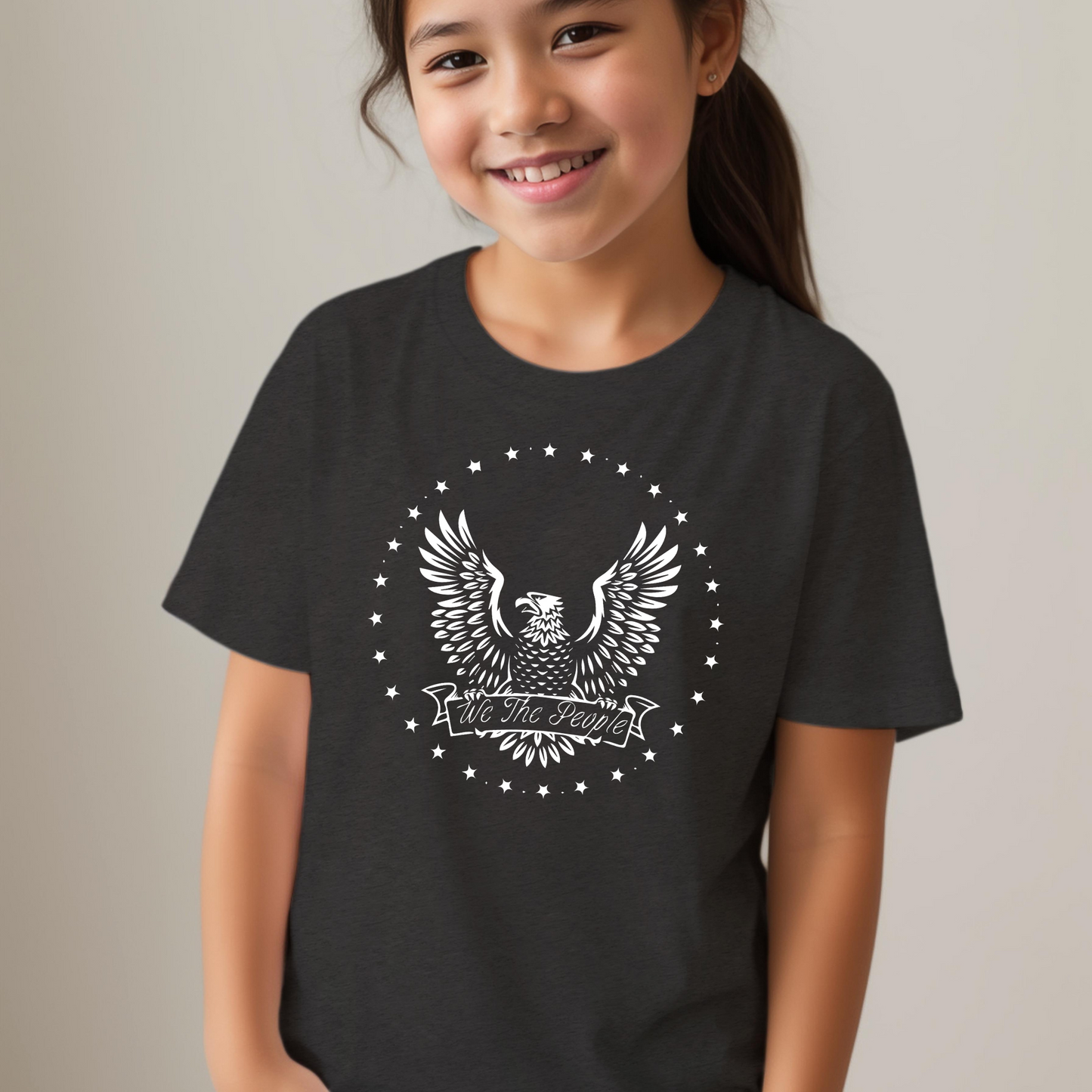 We The People Eagle - Youth Short Sleeve T-Shirt