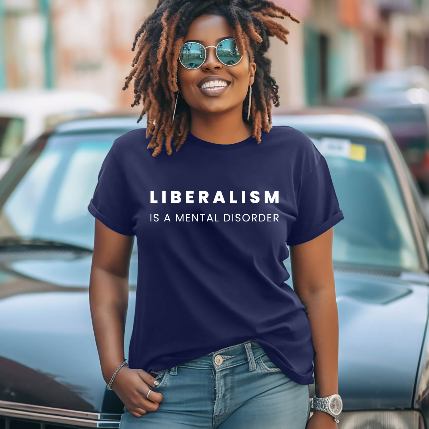 Liberalism is a Mental Disorder - Unisex Jersey Tee