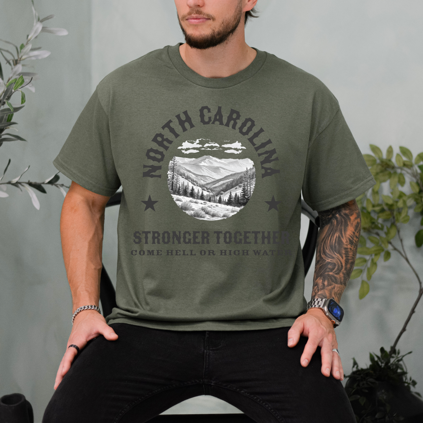 North Carolina Strong - Classic Heavyweight T-Shirt