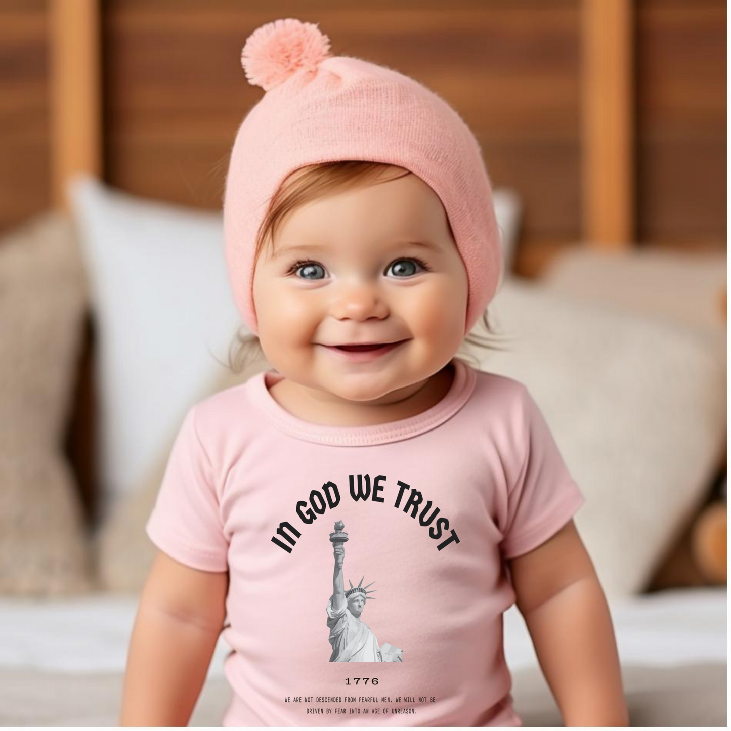 In God We Trust Lady Liberty - Baby Jersey Tee