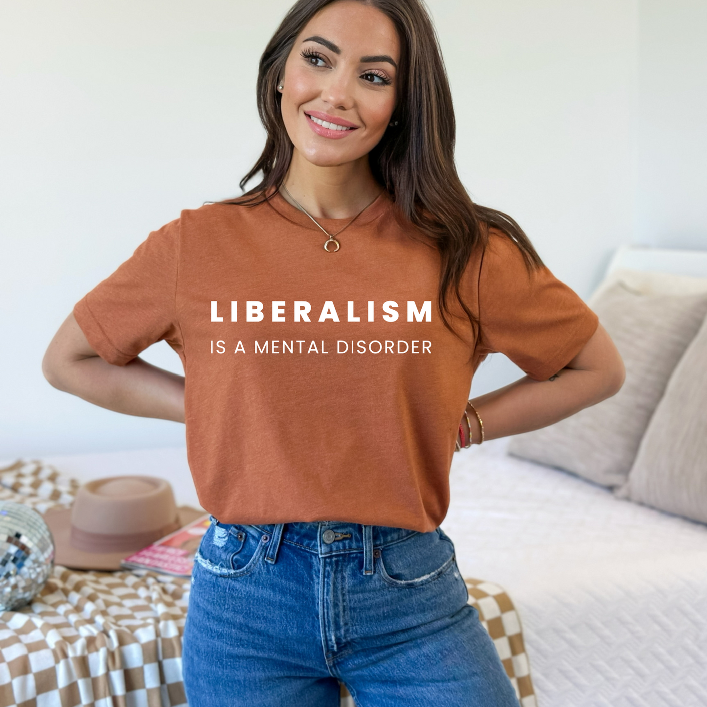 Liberalism is a Mental Disorder - Unisex Jersey Tee