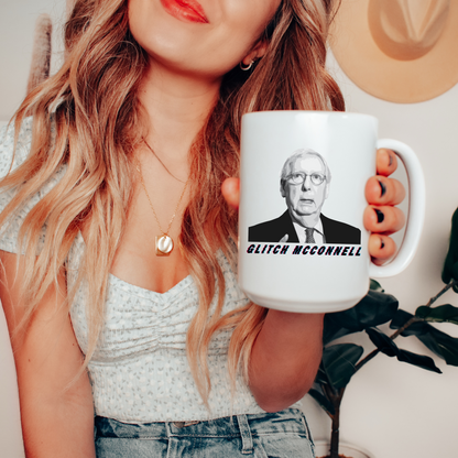 Glitch McConnell - White Glossy Mug