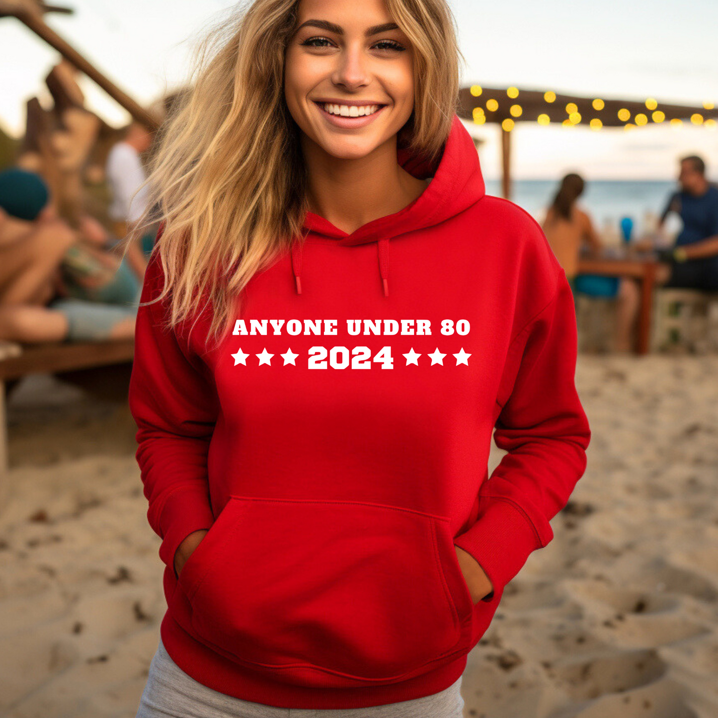 Anyone Under 80 2024 - Unisex Hoodie