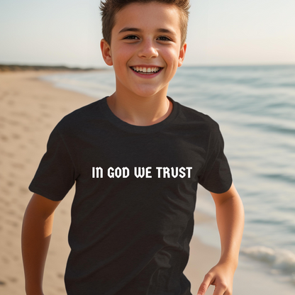 In God We Trust - Youth Short Sleeve T-Shirt