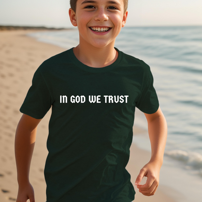 In God We Trust - Youth Short Sleeve T-Shirt