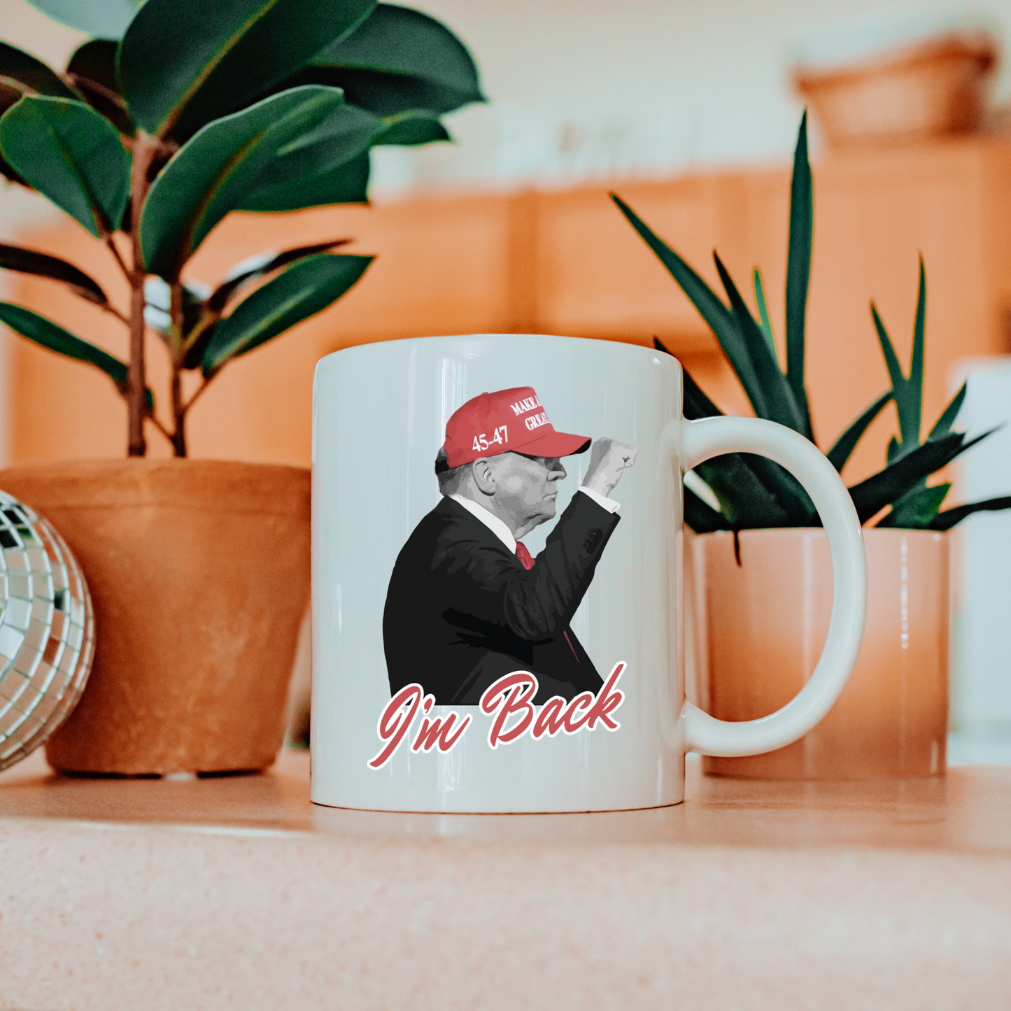 Trump "I'm Back!" - White Glossy Mug