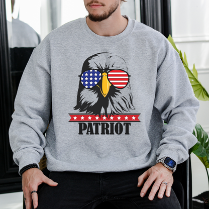 Patriot Eagle - Unisex Crewneck Sweatshirt