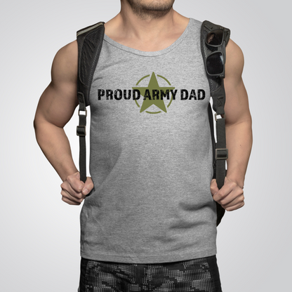 Proud Army Dad - Unisex Jersey Tank Top