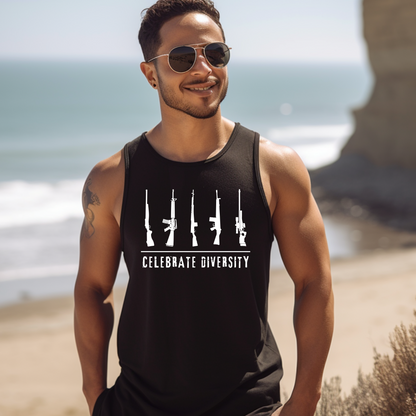 Celebrate Diversity Pro-2A - Unisex Jersey Tank Top