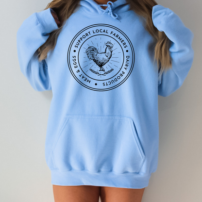 Support Local Farms - Unisex Hoodie