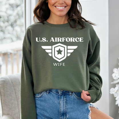 U.S. Airforce Wife - Unisex Crewneck Sweatshirt