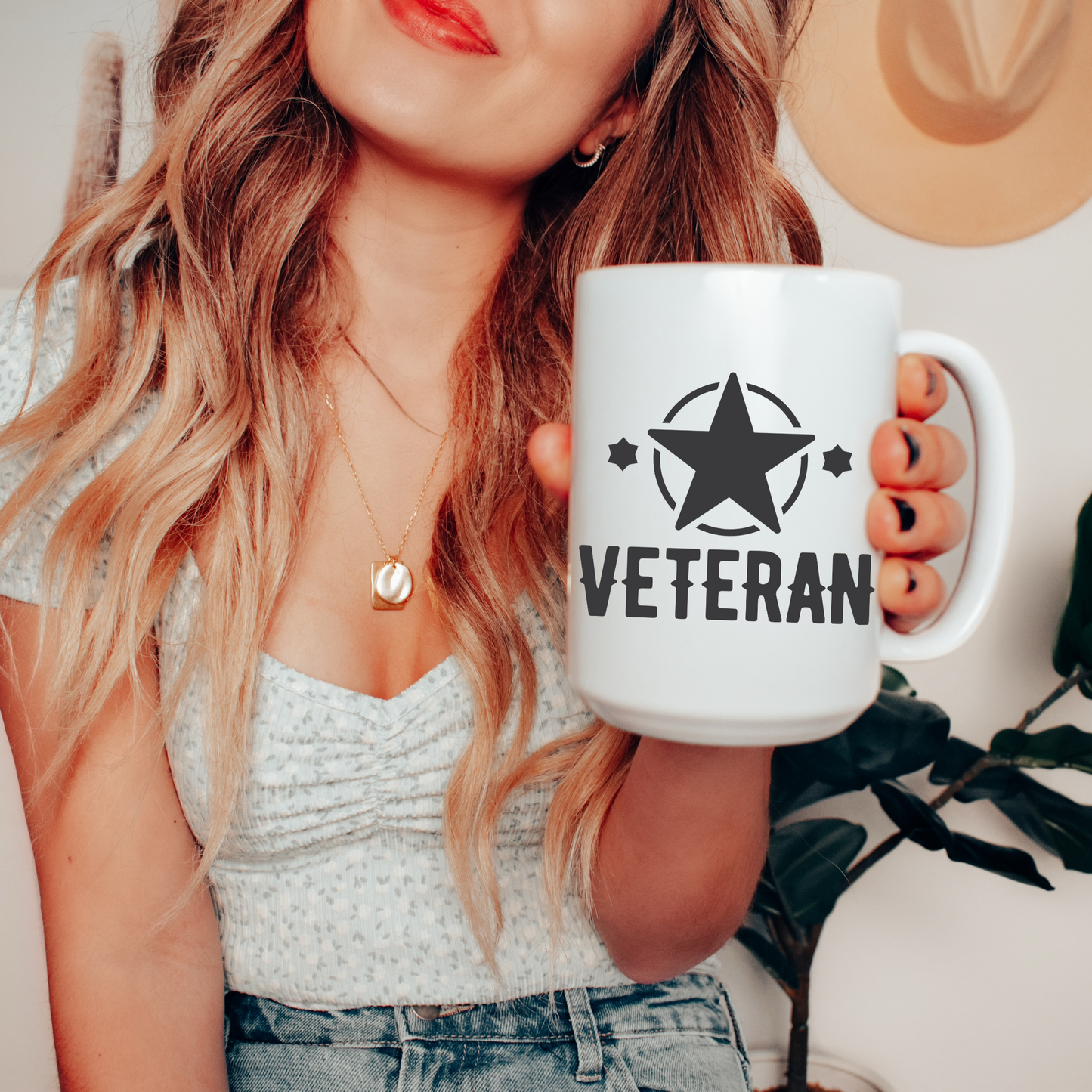 Veteran - White Glossy Mug