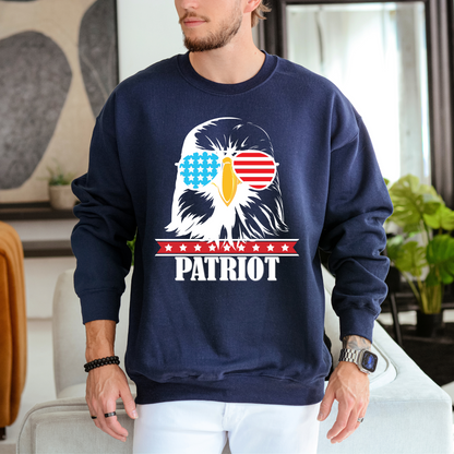 Patriot Eagle - Unisex Crewneck Sweatshirt