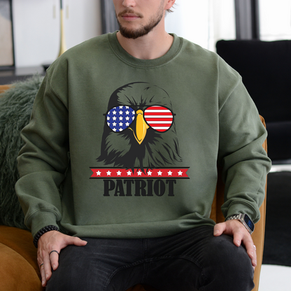 Patriot Eagle - Unisex Crewneck Sweatshirt