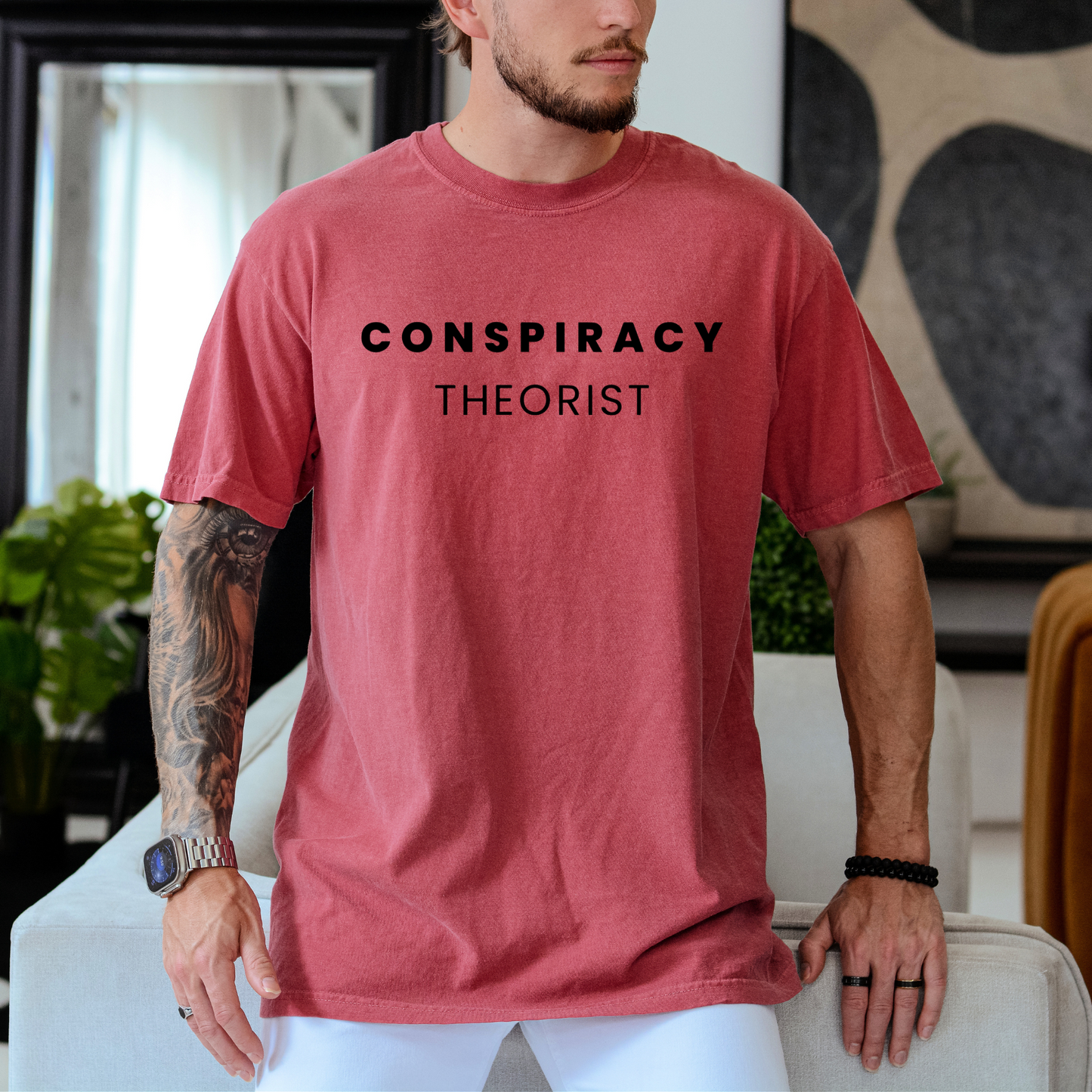 Conspiracy Theorist - Unisex Garment-Dyed Heavyweight Tee