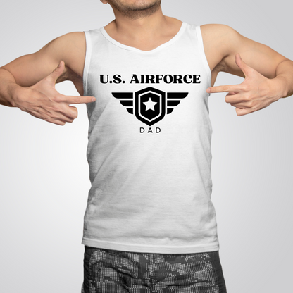 U.S Airforce Dad - Unisex Jersey Tank Top