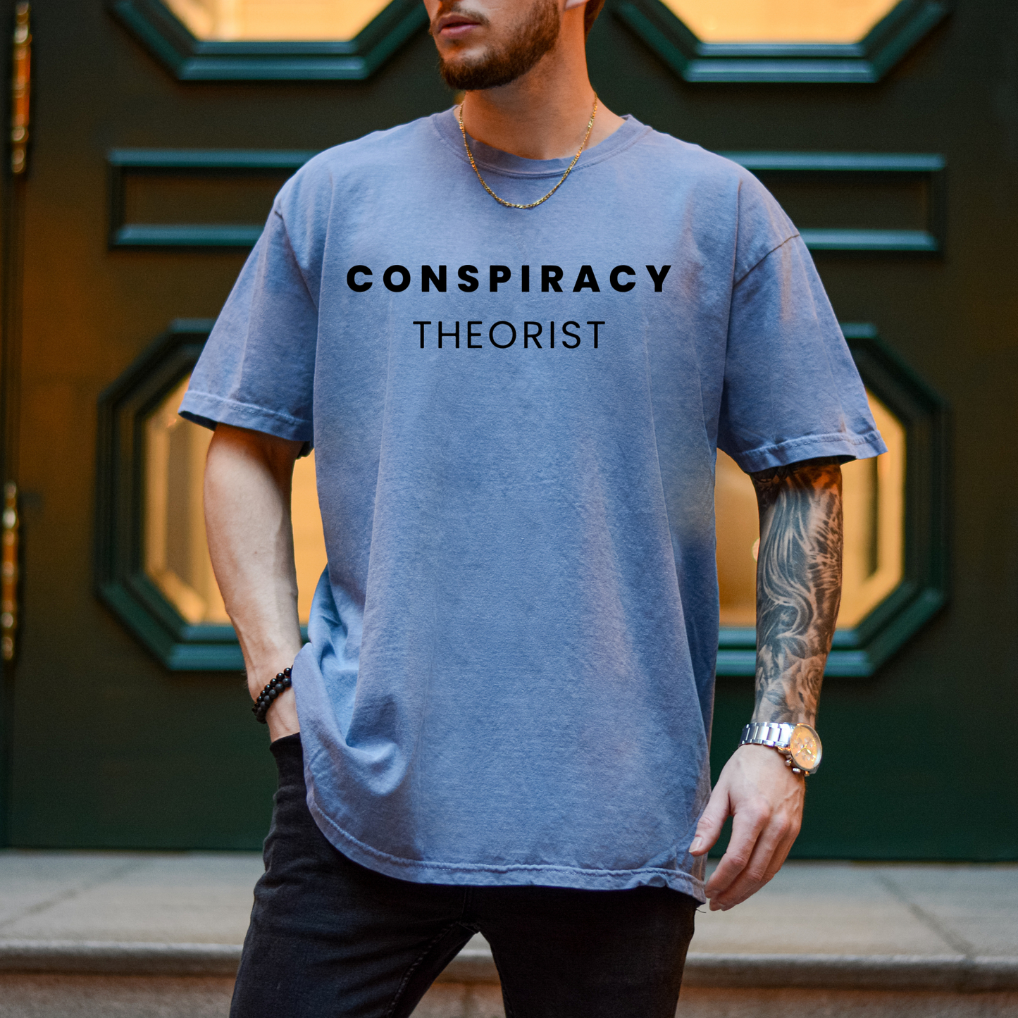 Conspiracy Theorist - Unisex Garment-Dyed Heavyweight Tee