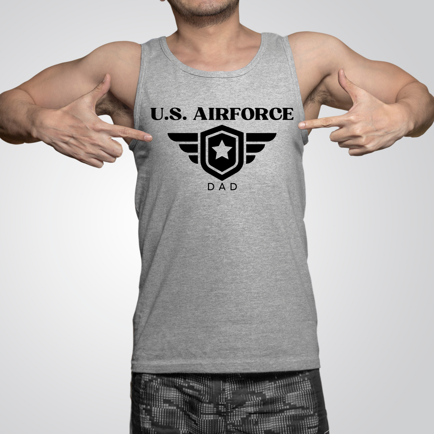 U.S Airforce Dad - Unisex Jersey Tank Top