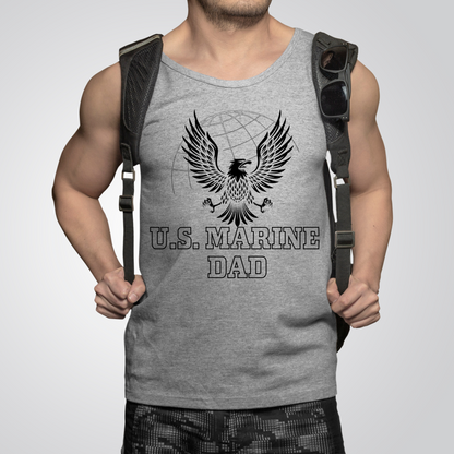 U.S. Marine Dad - Unisex Jersey Tank Top