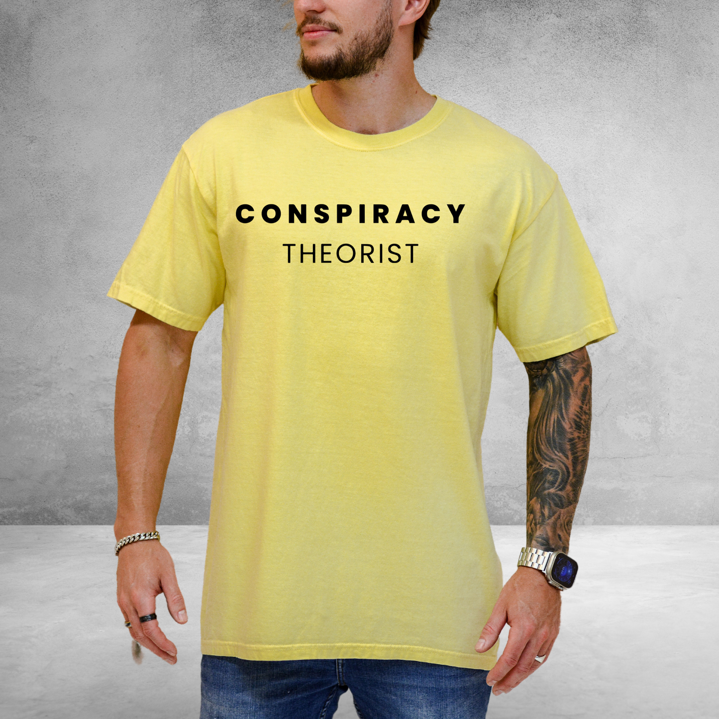 Conspiracy Theorist - Unisex Garment-Dyed Heavyweight Tee