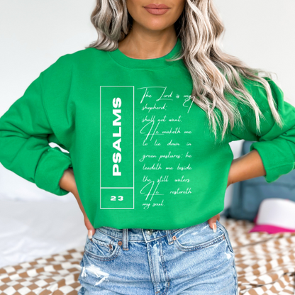 Psalms 23 - Unisex Crewneck Sweatshirt