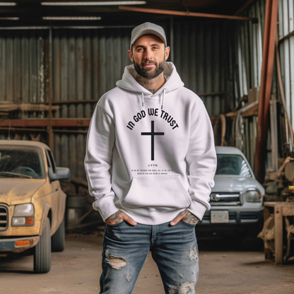 In God We Trust Cross - Unisex Hoodie