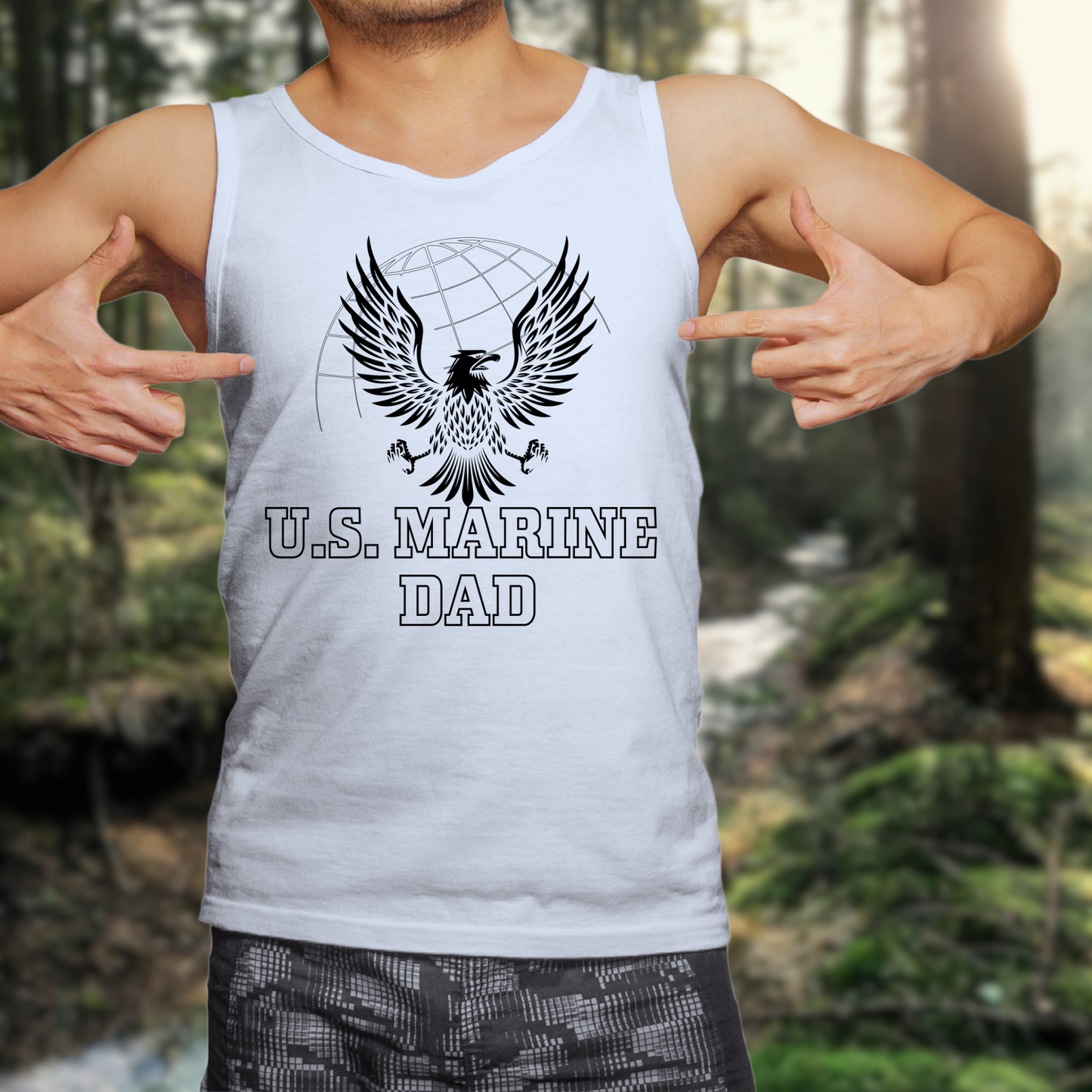 U.S. Marine Dad - Unisex Jersey Tank Top