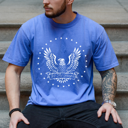 We The People Eagle - Unisex Garment-Dyed Heavyweight Tee