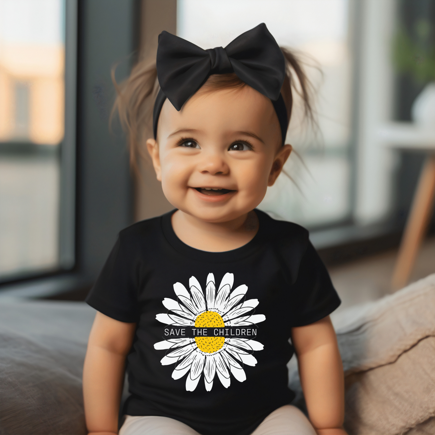 Save The Children Sunflower - Baby Jersey Tee