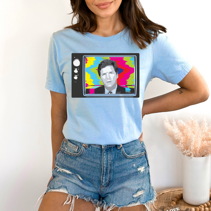 Tucker Retro TV in Color - Unisex Jersey Tee
