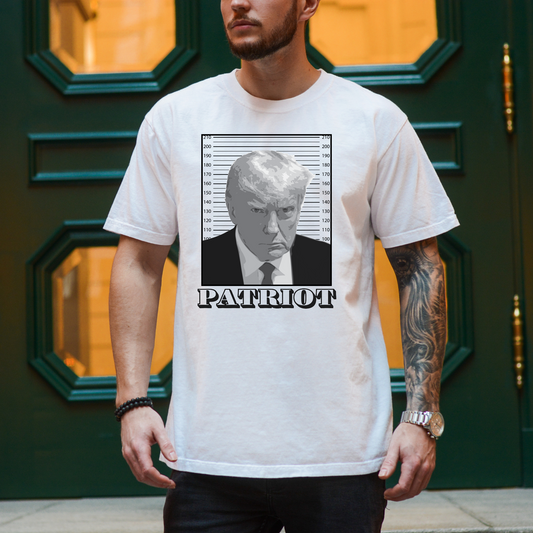 Trump Mugshot - Unisex Garment-Dyed Heavyweight Tee